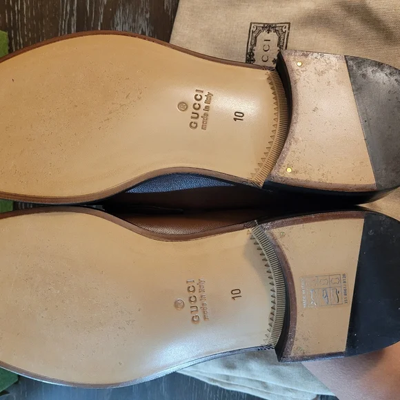 **SOLD**Gucci loafers Mandala Brown sugar  Gucci Sz10 Read Details**** - Picture 12 of 16